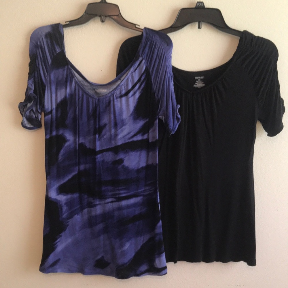 Blouses by JLo (Blue & black) bundle of 2.